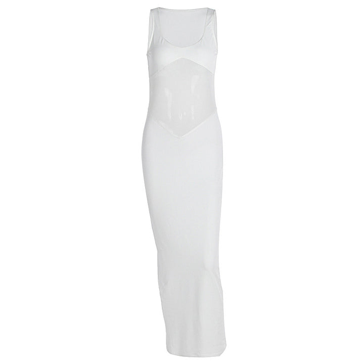 Damer Elegant Maxiklänning med transparenta insatser och figurnära skärning Mirla-Eva Jonsson
