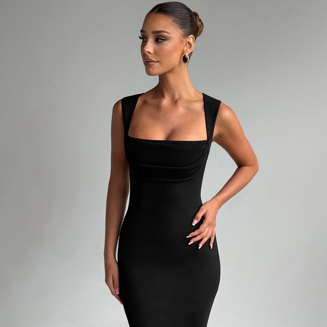Damer Elegant Midikjol med transparenta insatser Mirla-Eva Jonsson