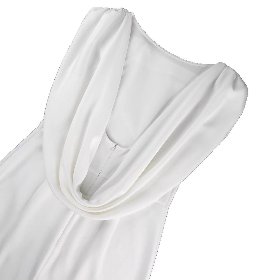 Damer Elegant Miniklänning med draperad sjalkrage Mirla-Eva Jonsson
