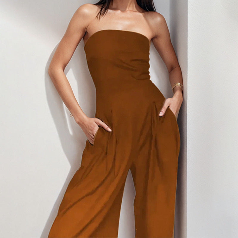 Damer Elegant Off-Shoulder Kvällsklänning med Sidfickor Mirla-Eva Jonsson