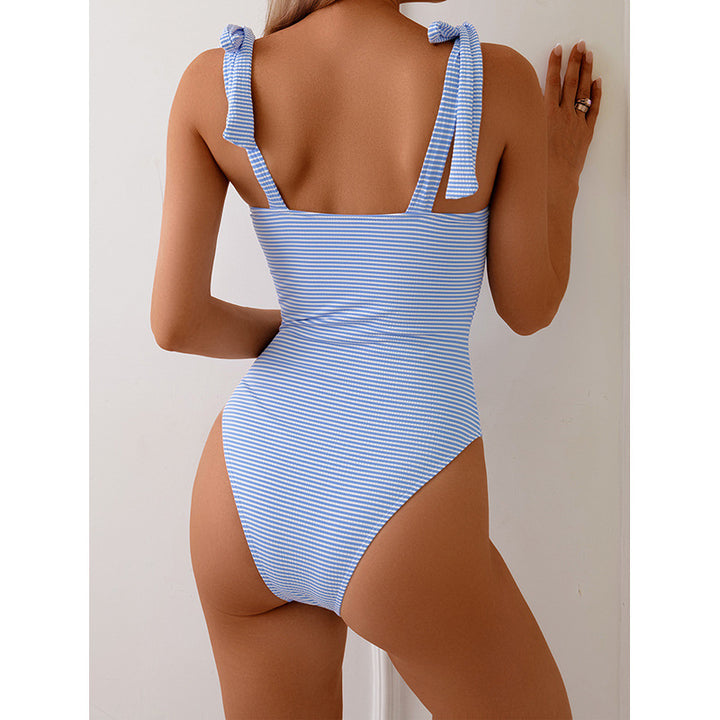 Damer Elegant One-Piece med lekfulla rosetter-Eva Jonsson