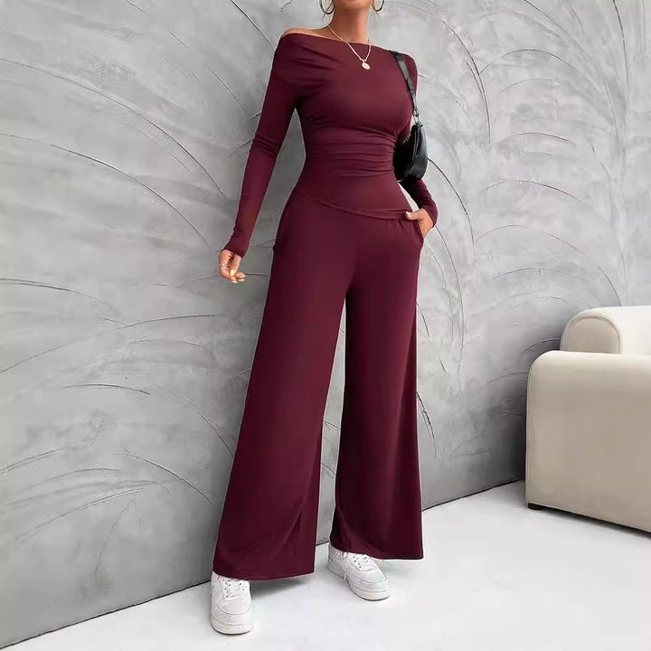 Damer Elegant Overall med breda ben och praktisk fickdesign Mirla-Eva Jonsson