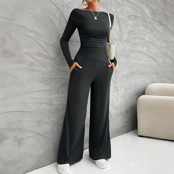 Damer Elegant Overall med breda ben och praktisk fickdesign Mirla-Eva Jonsson