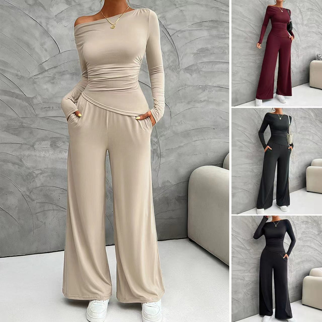 Damer Elegant Overall med breda ben och praktisk fickdesign Mirla-Eva Jonsson