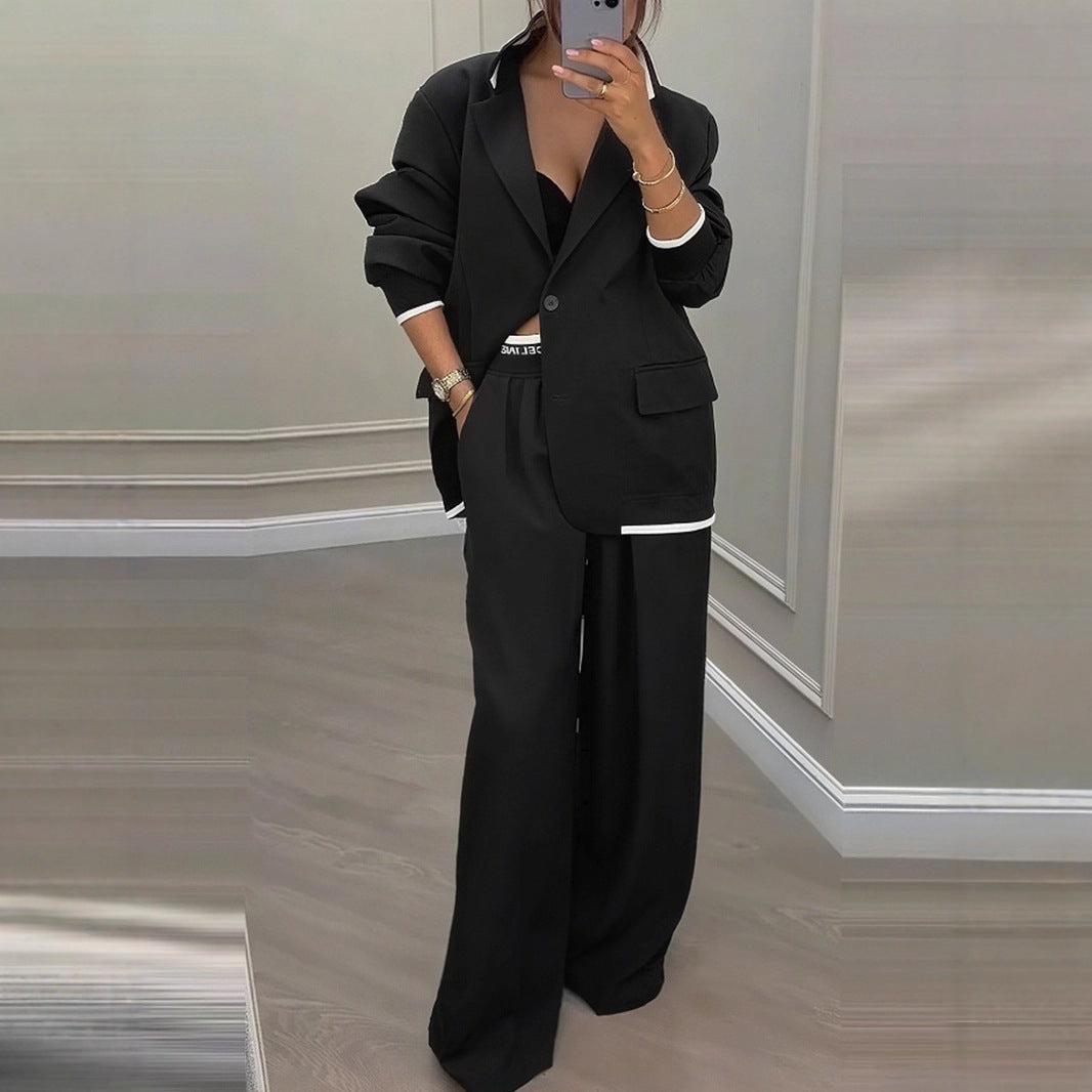 Damer Elegant Oversize Blazer Set Mirla-Eva Jonsson