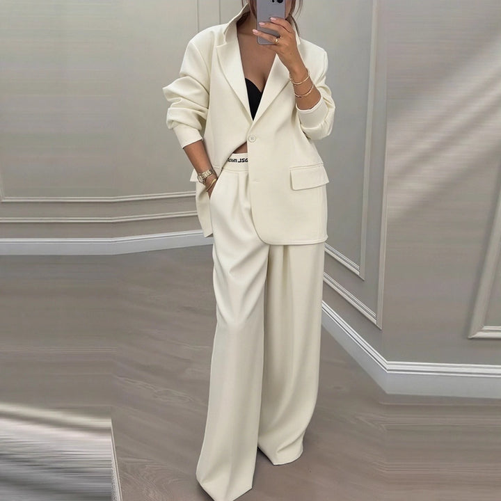 Damer Elegant Oversize Blazer Set Mirla-Eva Jonsson