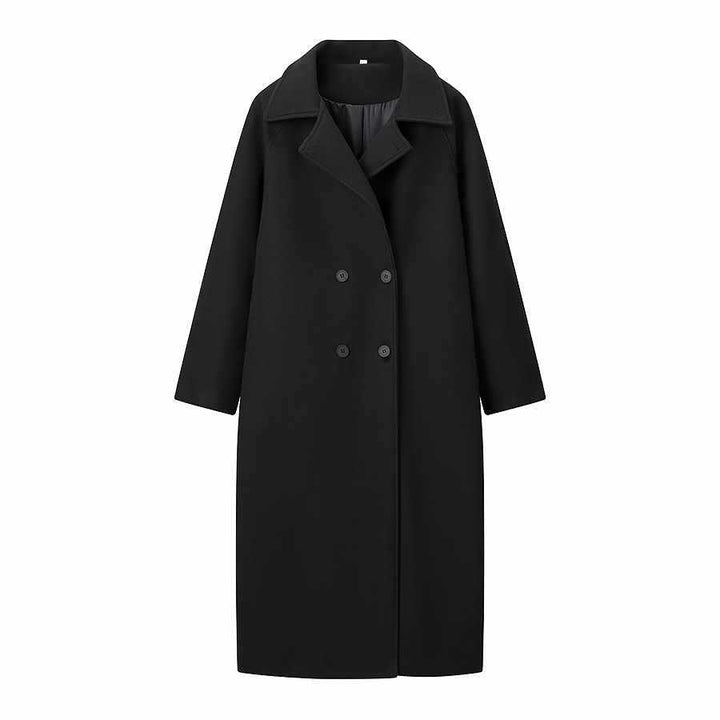 Damer Elegant Oversize Kappa med dubbelknapprad Mirla-Eva Jonsson