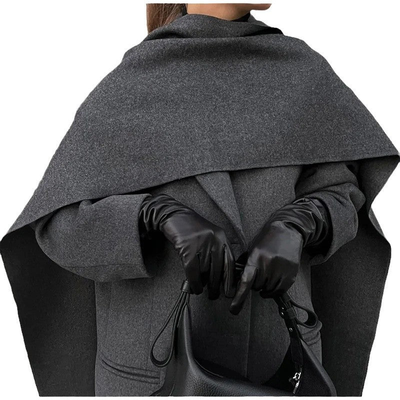 Damer Elegant Oversize-Kappa med stiligt huva Mirla-Eva Jonsson