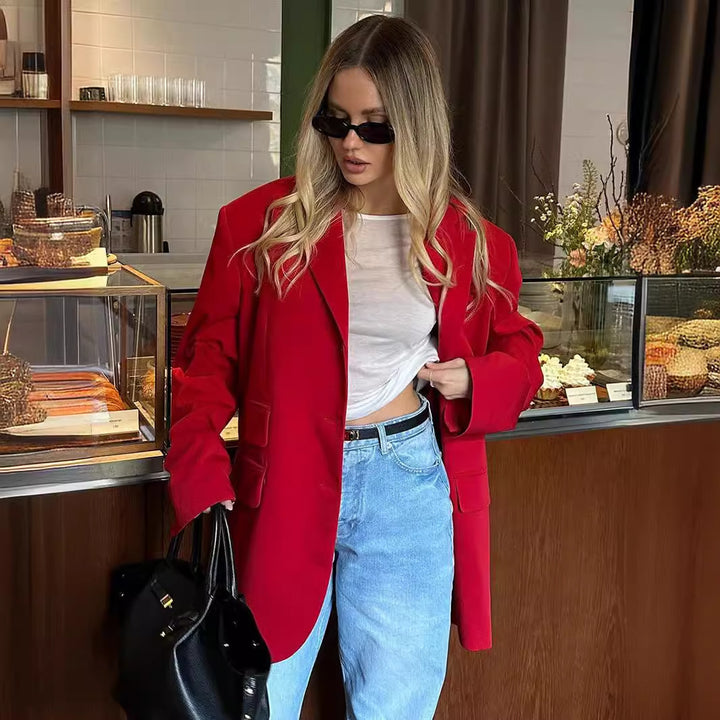 Damer Elegant Oversized Blazer Mirla-Eva Jonsson