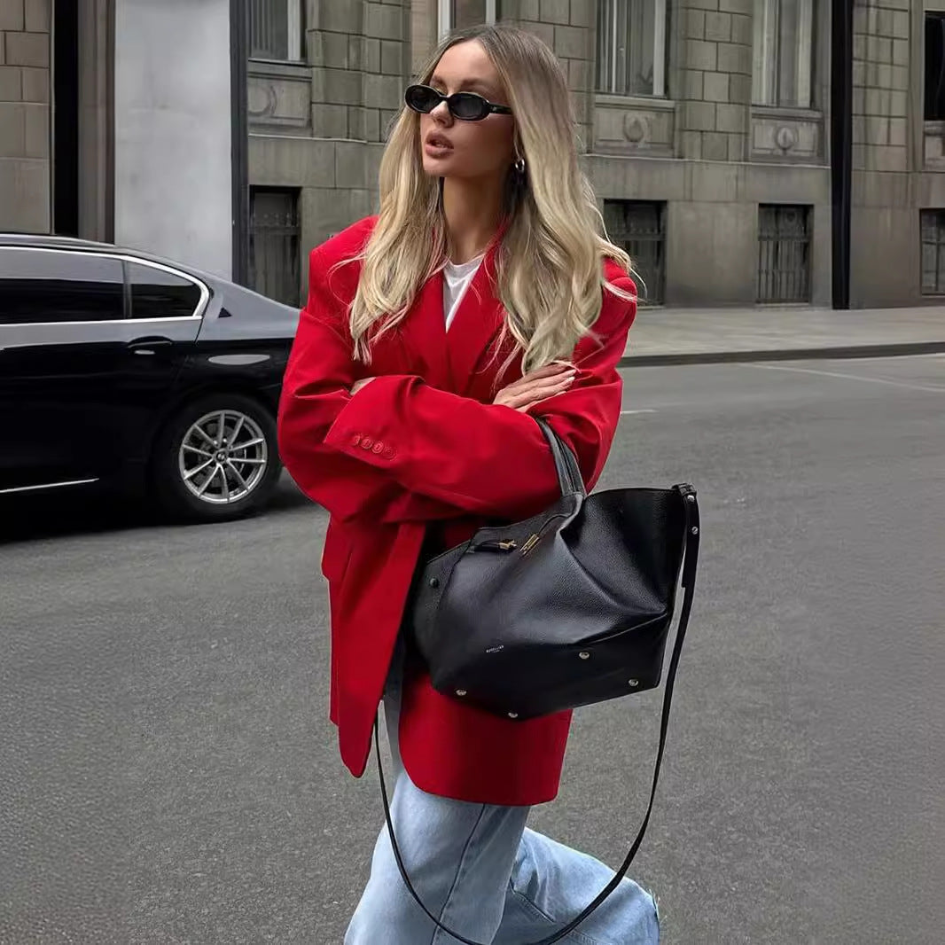 Damer Elegant Oversized Blazer Mirla-Eva Jonsson