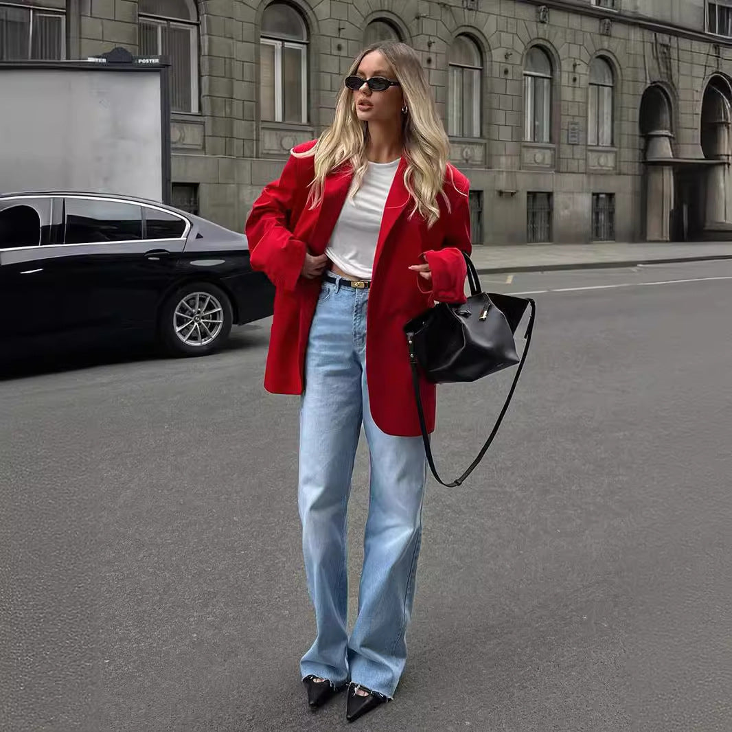 Damer Elegant Oversized Blazer Mirla-Eva Jonsson