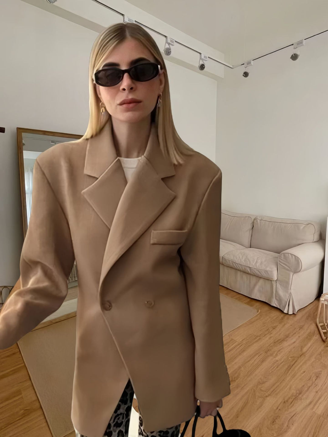 Damer Elegant Oversized Blazer Mirla-Eva Jonsson