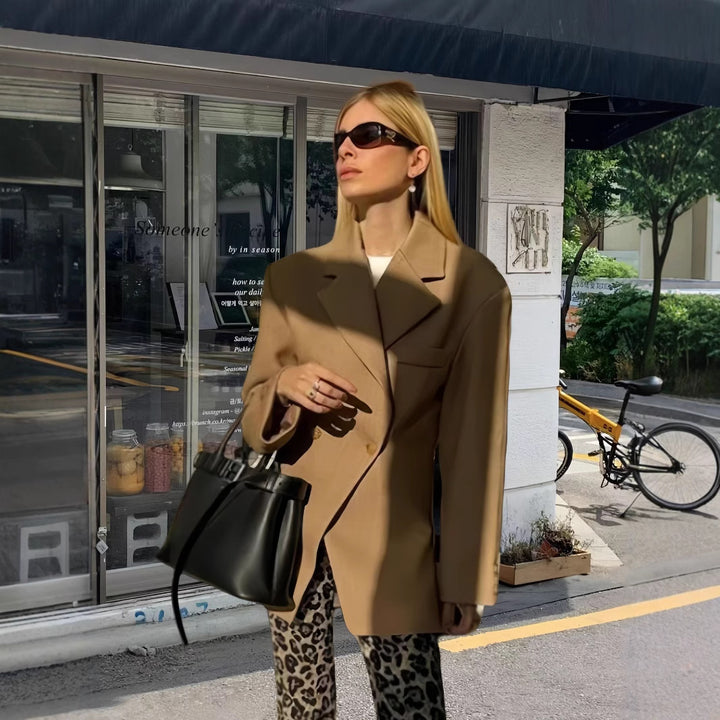 Damer Elegant Oversized Blazer Mirla-Eva Jonsson