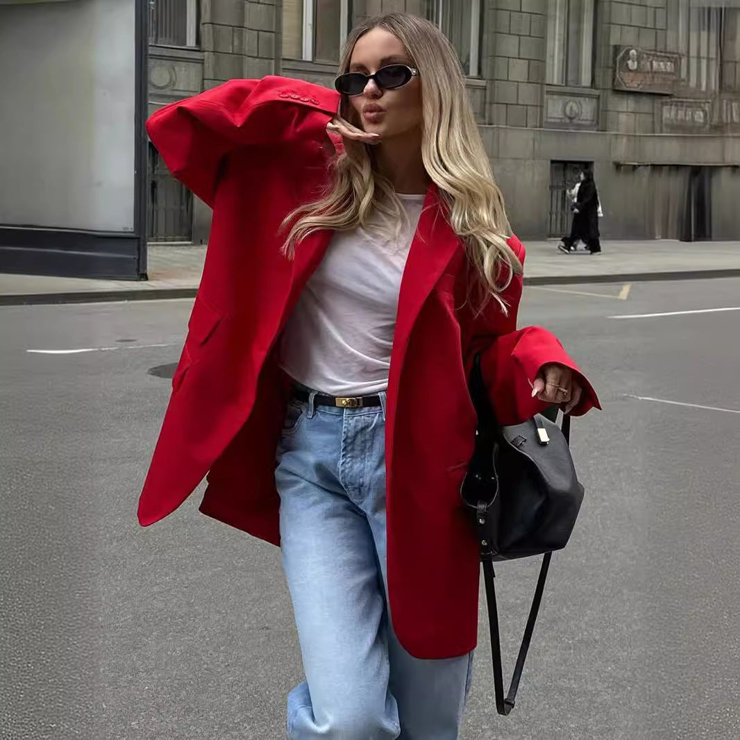 Damer Elegant Oversized Blazer Mirla-Eva Jonsson