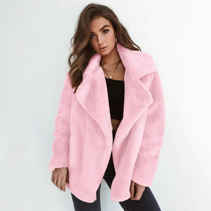Damer Elegant Oversized-Fuskpälsjacka Mirla-Eva Jonsson