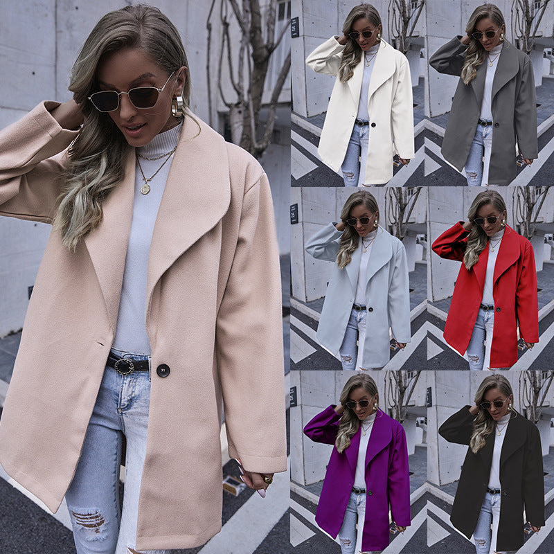 Damer Elegant Oversized Jacka Mirla-Eva Jonsson
