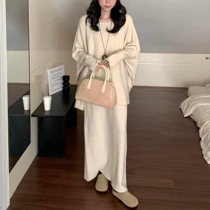 Damer Elegant Oversized Stickad Tröja gjord av mjukt material Mirla-Eva Jonsson