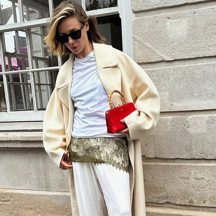 Damer Elegant Oversized Ulljacka Mirla-Eva Jonsson