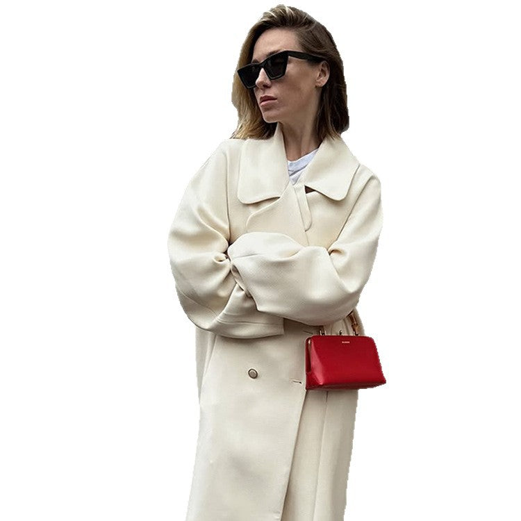 Damer Elegant Oversized Ulljacka Mirla-Eva Jonsson