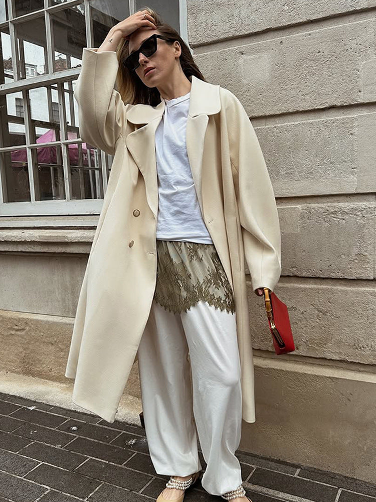 Damer Elegant Oversized Ulljacka Mirla-Eva Jonsson