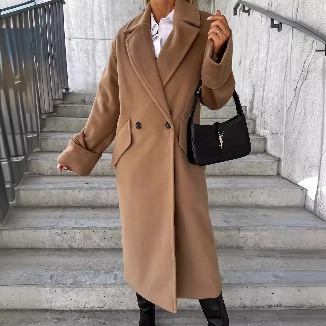 Damer Elegant Oversized-Ullkappa Mirla-Eva Jonsson