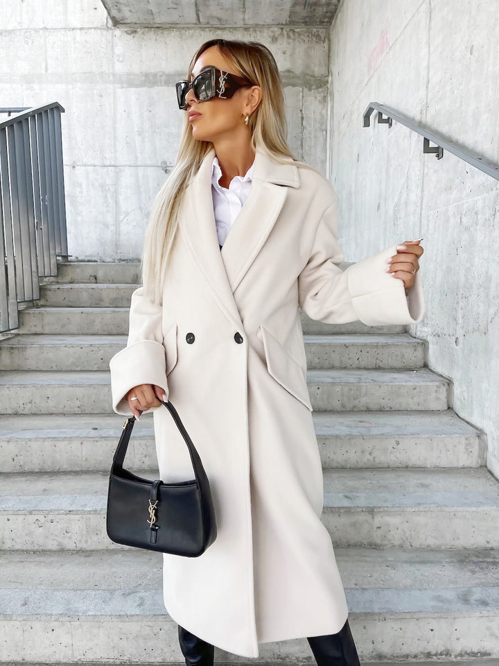 Damer Elegant Oversized-Ullkappa Mirla-Eva Jonsson