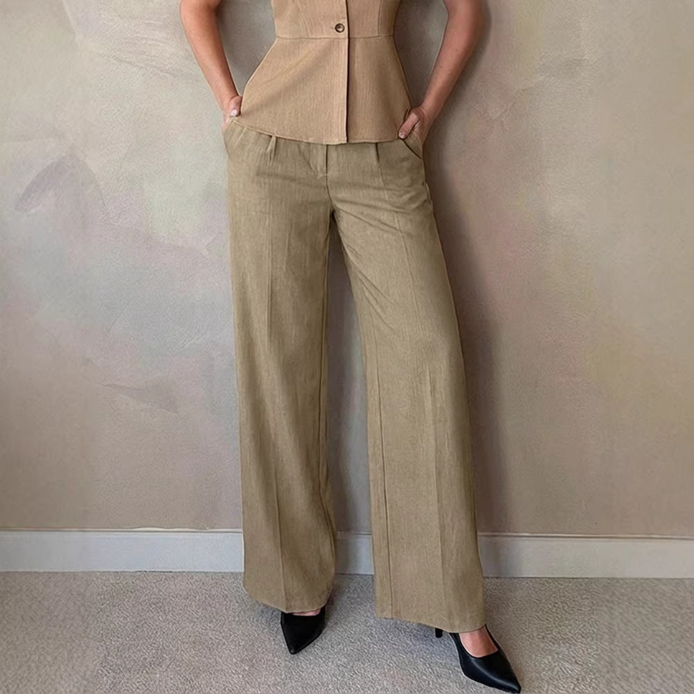 Damer Elegant Palazzo-byxa med hög midja och snygg design Mirla-Eva Jonsson