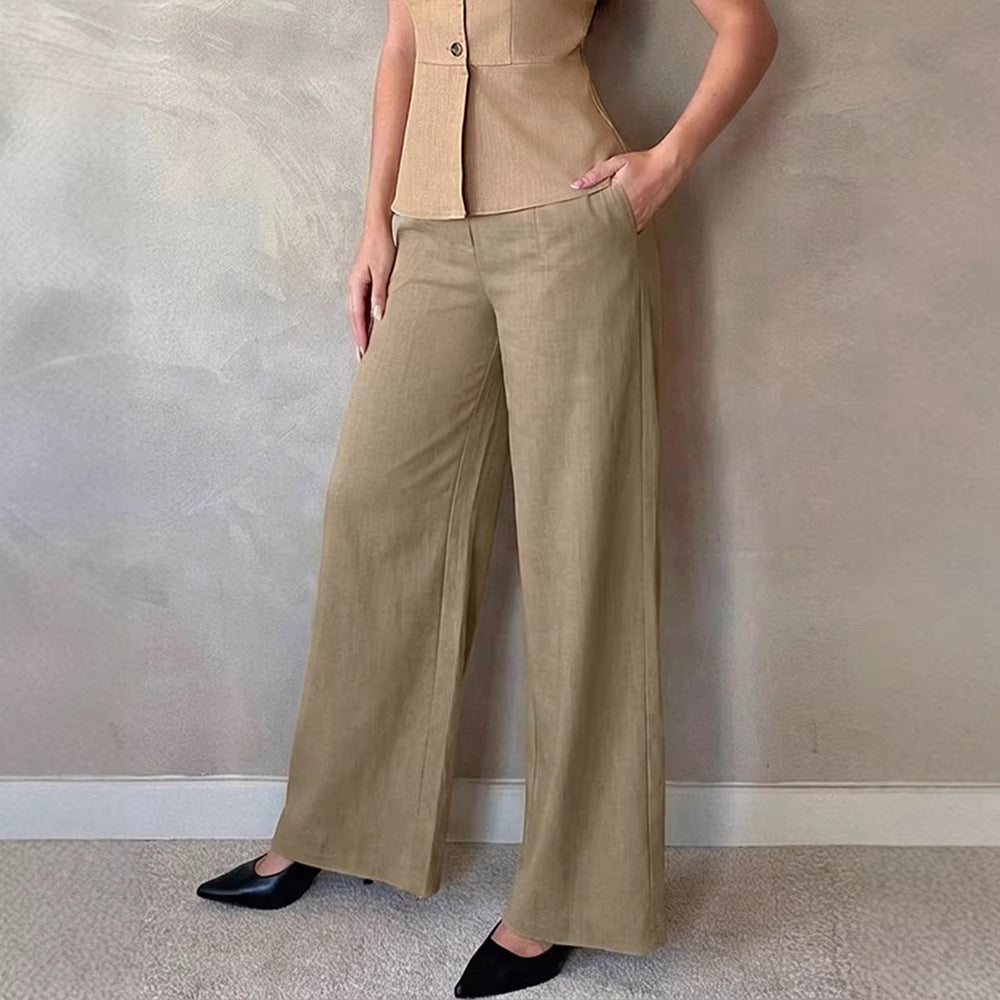 Damer Elegant Palazzo-byxa med hög midja och snygg design Mirla-Eva Jonsson
