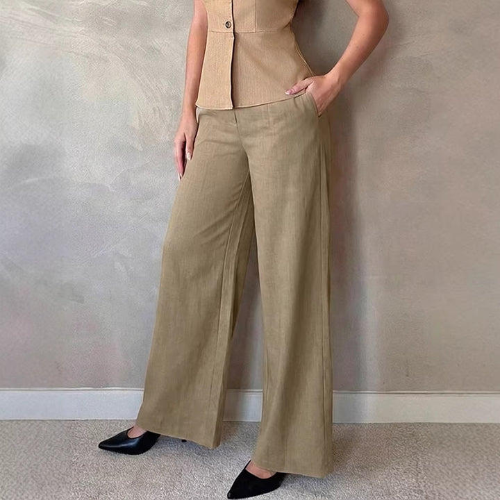 Damer Elegant Palazzo-byxa med hög midja och snygg design Mirla-Eva Jonsson
