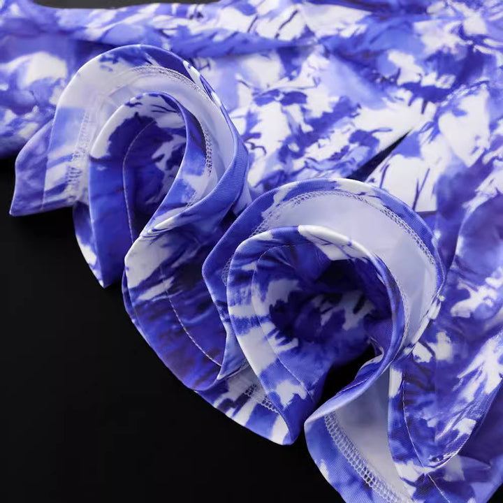 Damer Elegant Peplum Blus med Puffärmar Mirla-Eva Jonsson