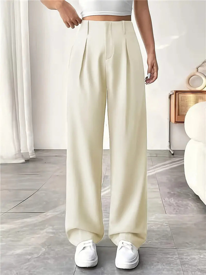 Damer Elegant Plisserad byxa med vid passform Mirla-Eva Jonsson