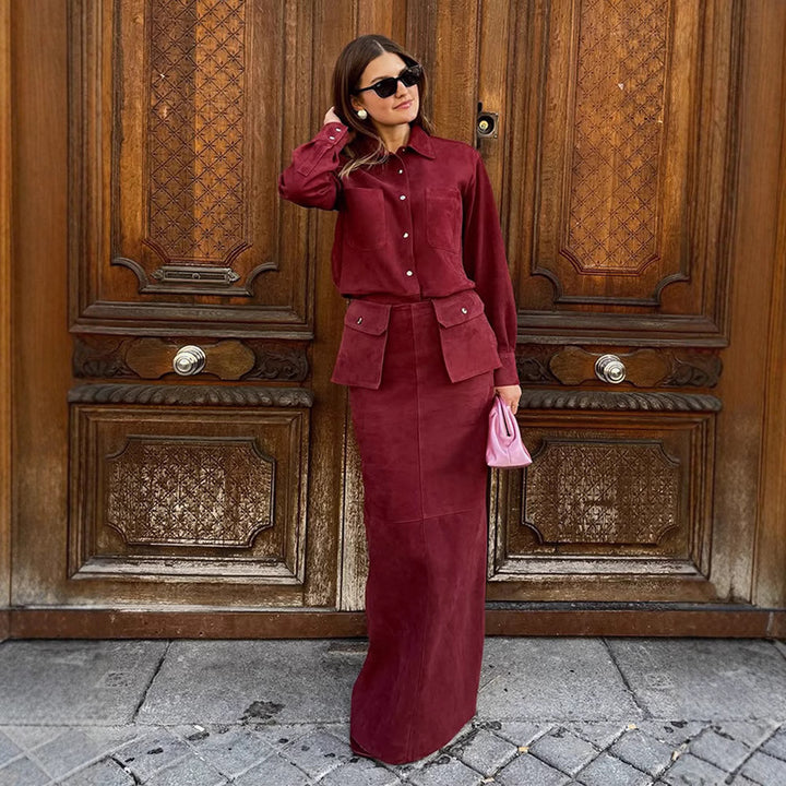 Damer Elegant Samtanzug Set Mirla-Eva Jonsson