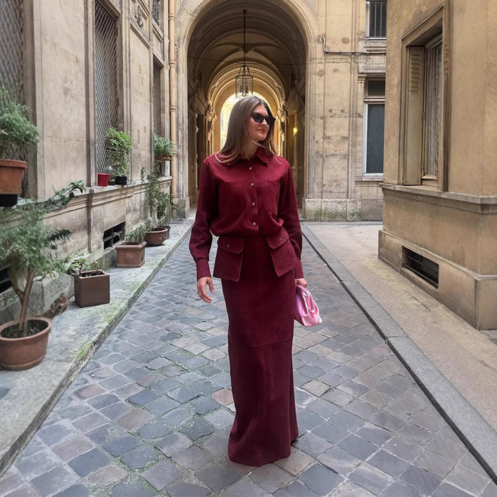 Damer Elegant Samtanzug Set Mirla-Eva Jonsson