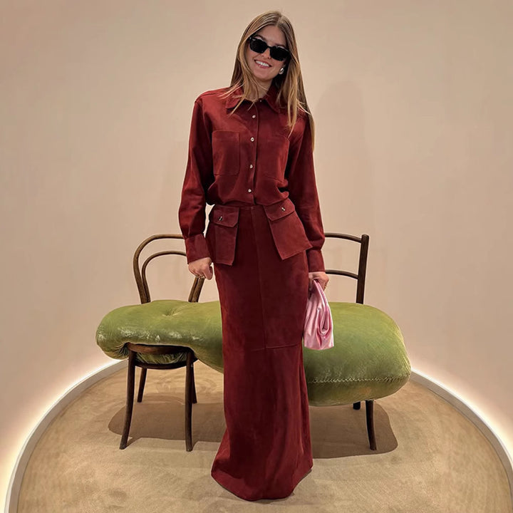Damer Elegant Samtanzug Set Mirla-Eva Jonsson