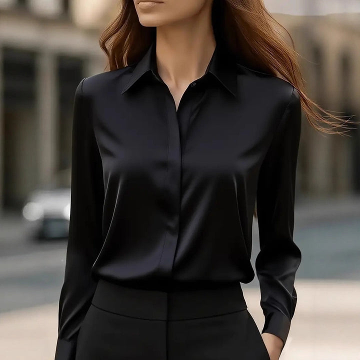 Damer Elegant Silkesblus med tidlös snitt Mirla-Eva Jonsson