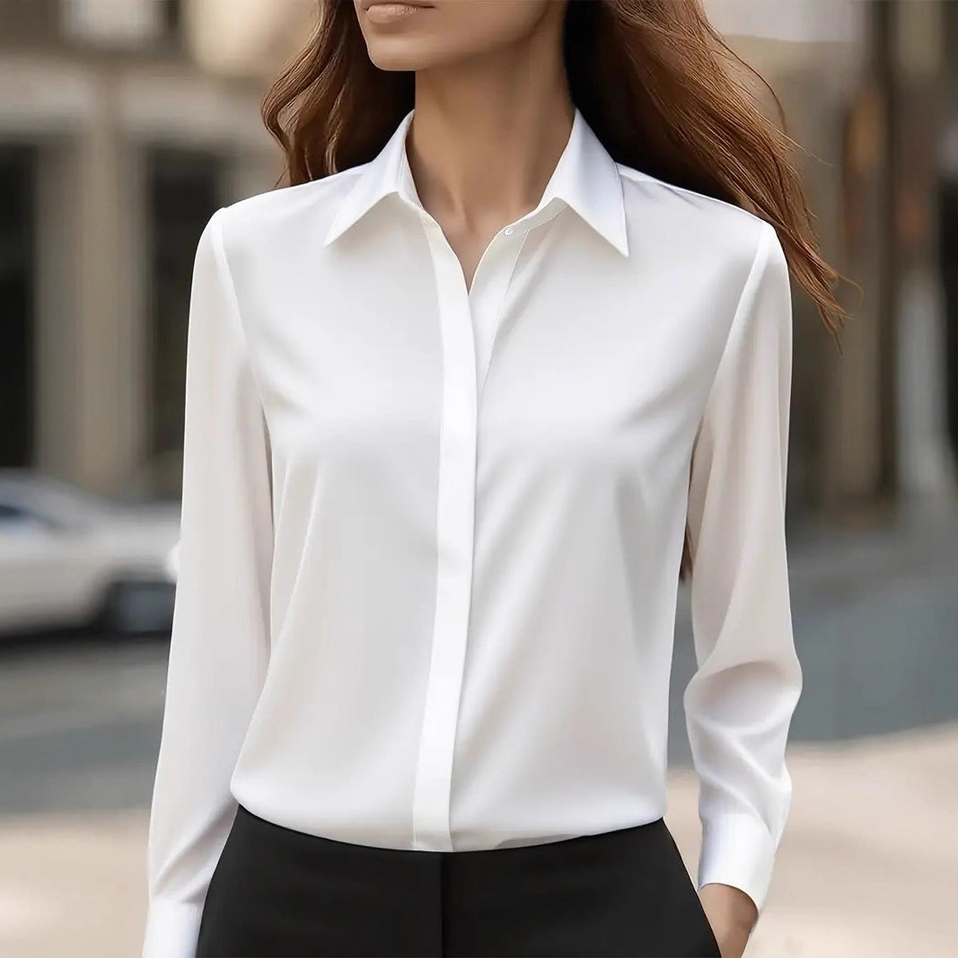 Damer Elegant Silkesblus med tidlös snitt Mirla-Eva Jonsson