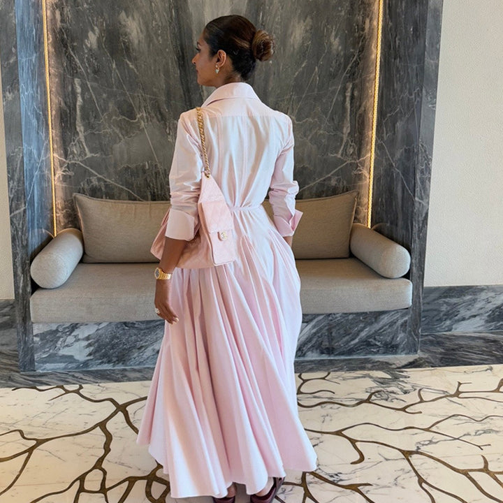 Damer Elegant Skjolklänning med flödeskjol Eva Jonsson-Eva Jonsson