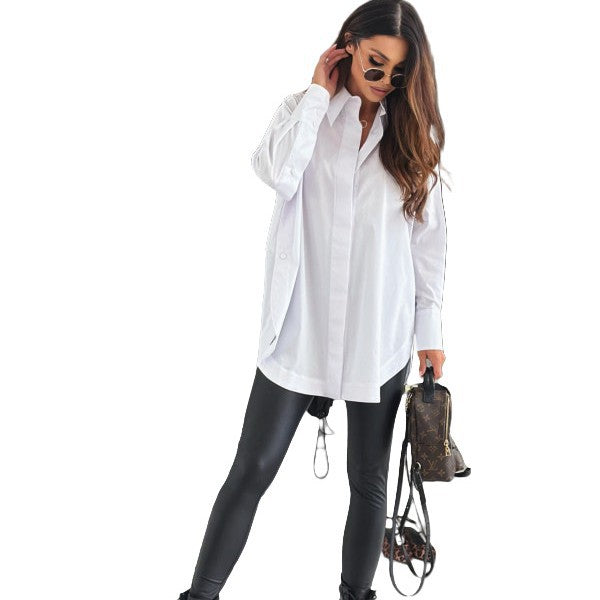 Damer Elegant Skjortblus med modern skärning och tidlös charm Mirla-Eva Jonsson