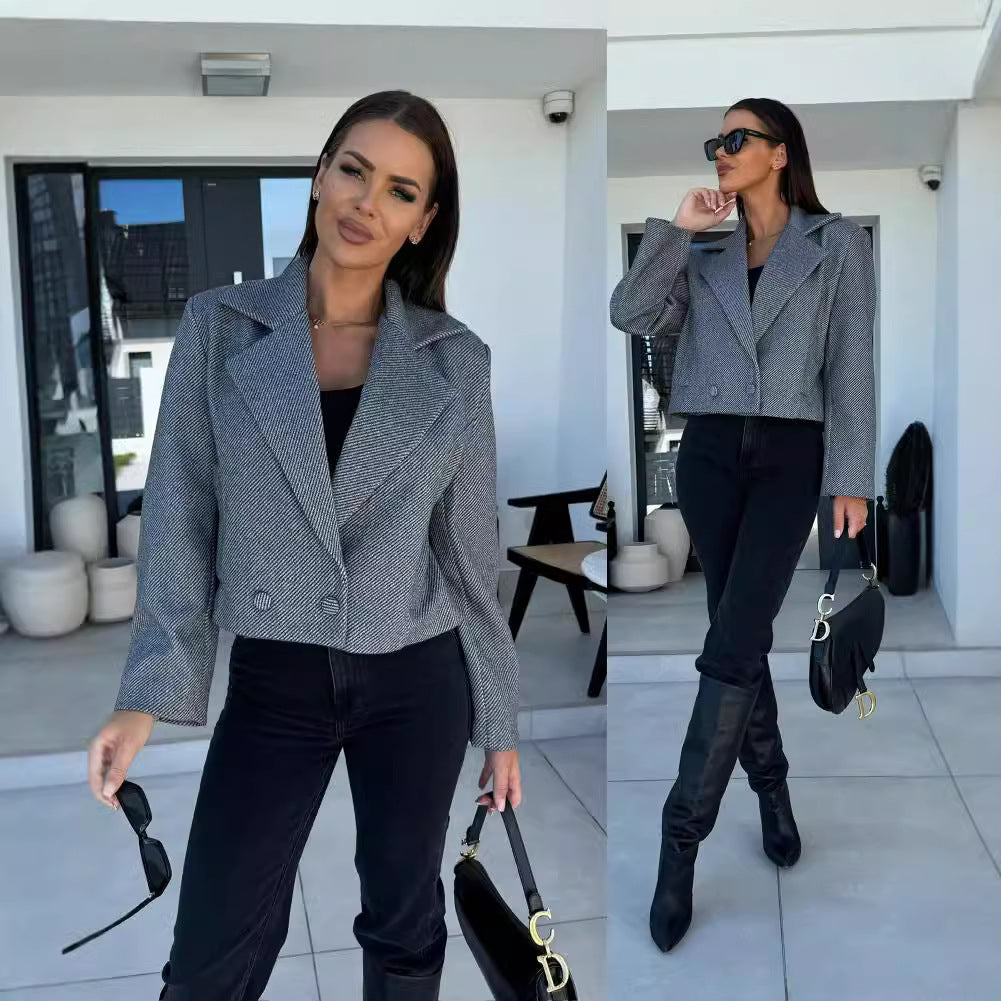 Damer Elegant Slim-Fit Blazerjacka Mirla-Eva Jonsson