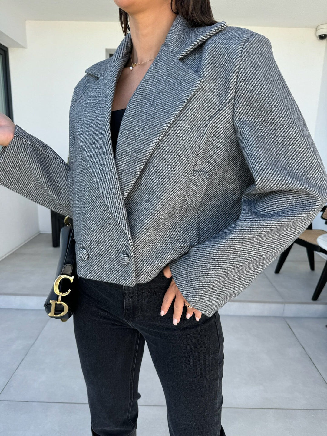 Damer Elegant Slim-Fit Blazerjacka Mirla-Eva Jonsson