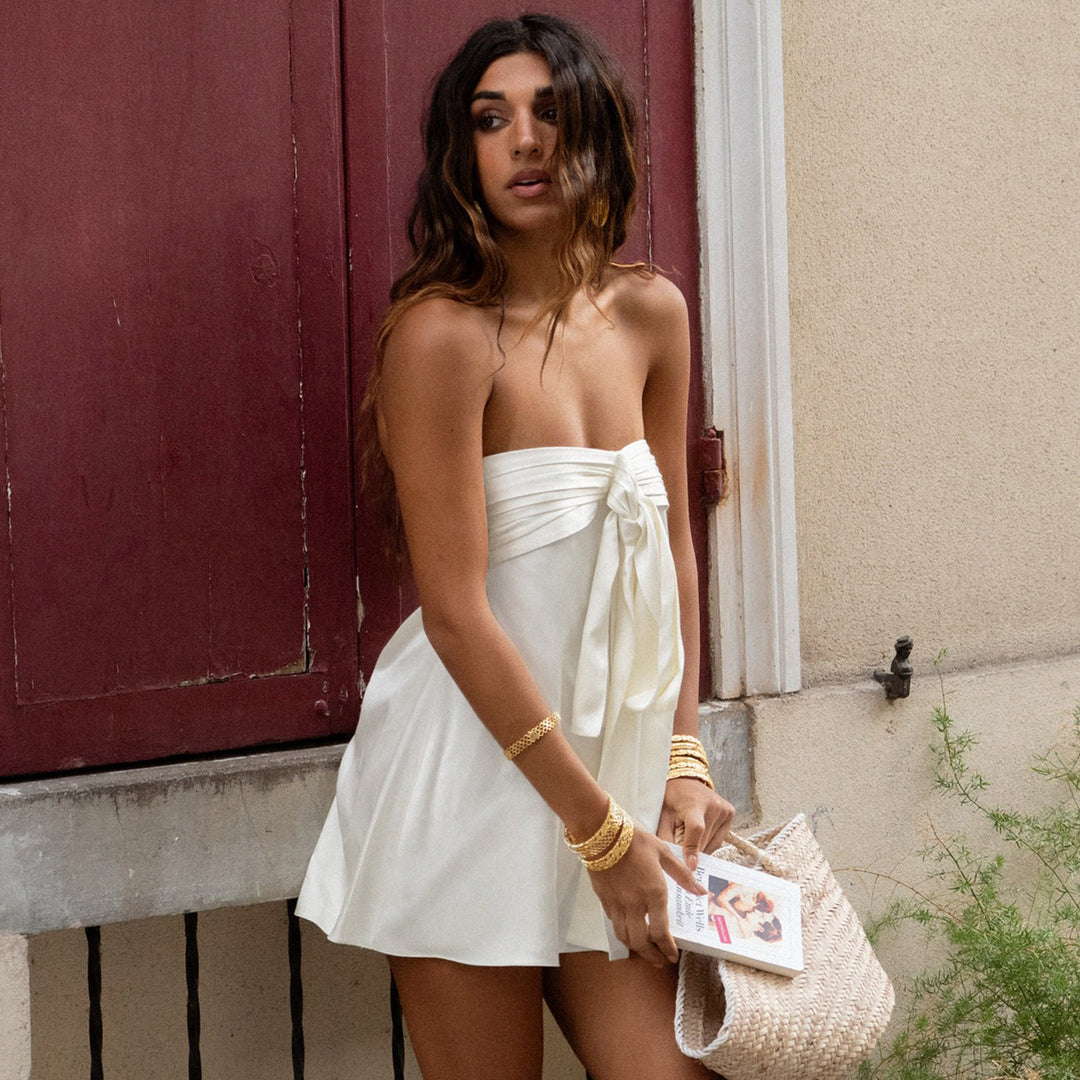 Damer Elegant Sommar kjol med Smyckeband Mirla-Eva Jonsson