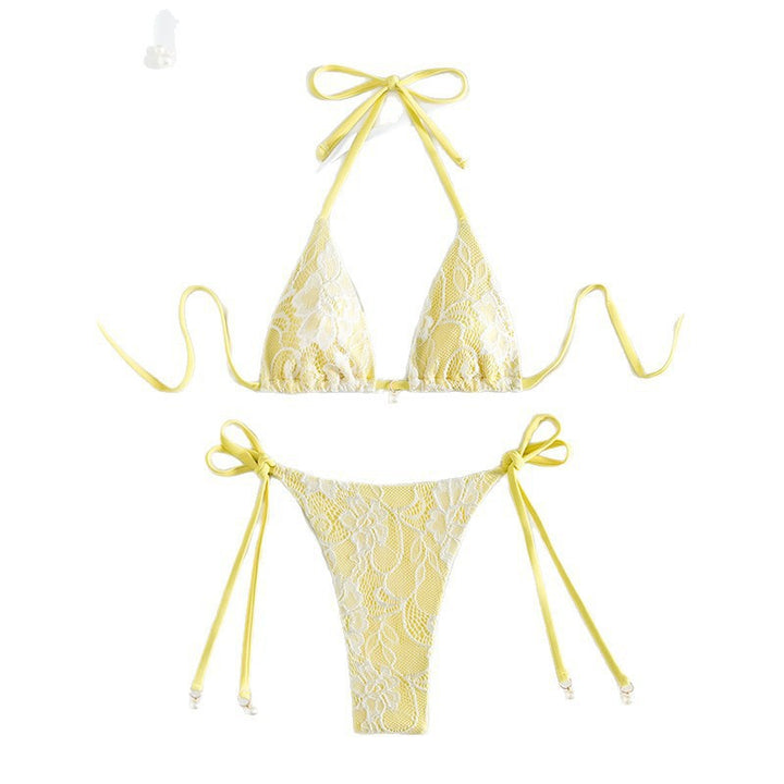Damer Elegant Spets-Bikini-set med justerbara band Mirla-Eva Jonsson