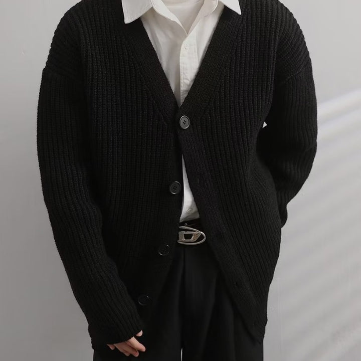 Damer Elegant Stickad Cardigan Eva Jonsson-Eva Jonsson