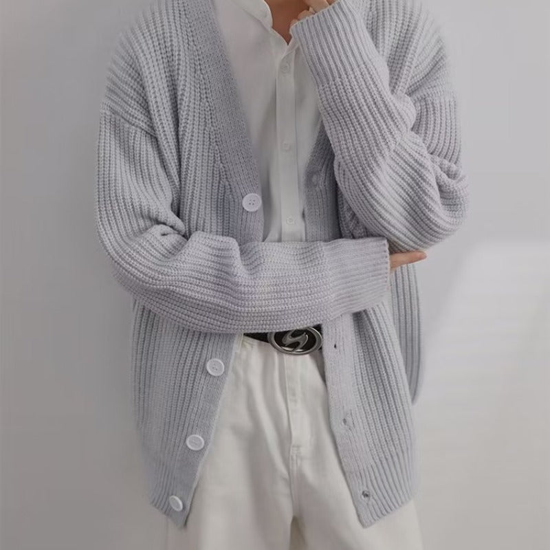 Damer Elegant Stickad Cardigan Eva Jonsson-Eva Jonsson