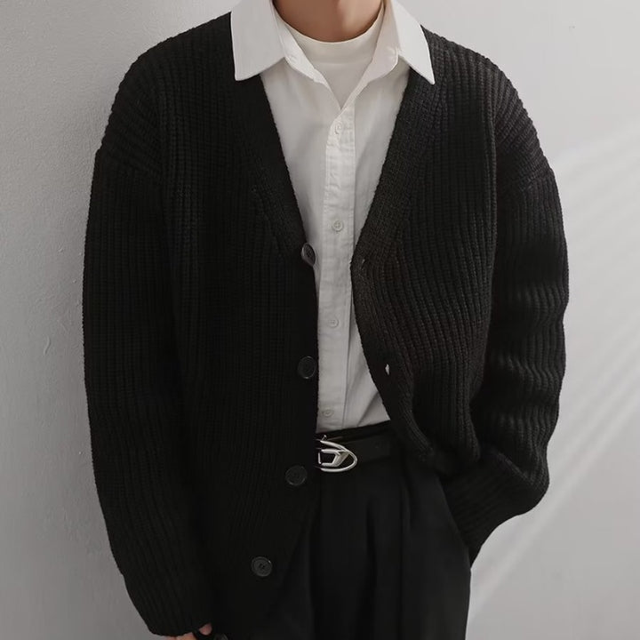 Damer Elegant Stickad Cardigan Mirla-Eva Jonsson