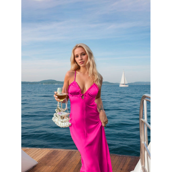 Damer Elegant Strandklänning med sofistikerade detaljer Mirla-Eva Jonsson