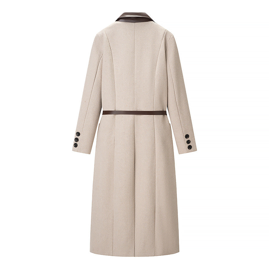 Damer Elegant Trench Coat med bälte och raffinerad krage Mirla-Eva Jonsson