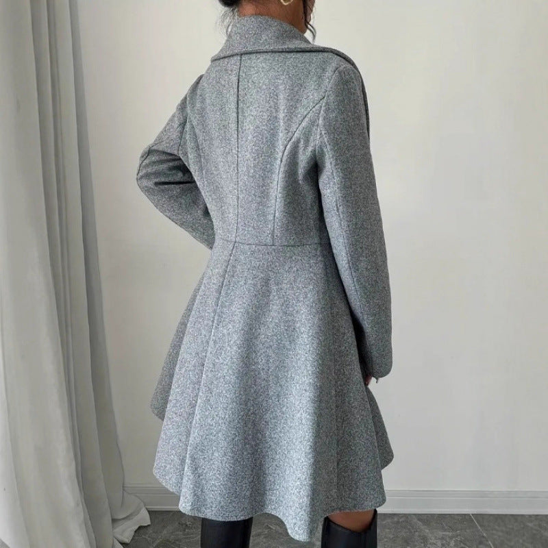 Damer Elegant Trenchcoat med vid kjol Eva Jonsson-Eva Jonsson