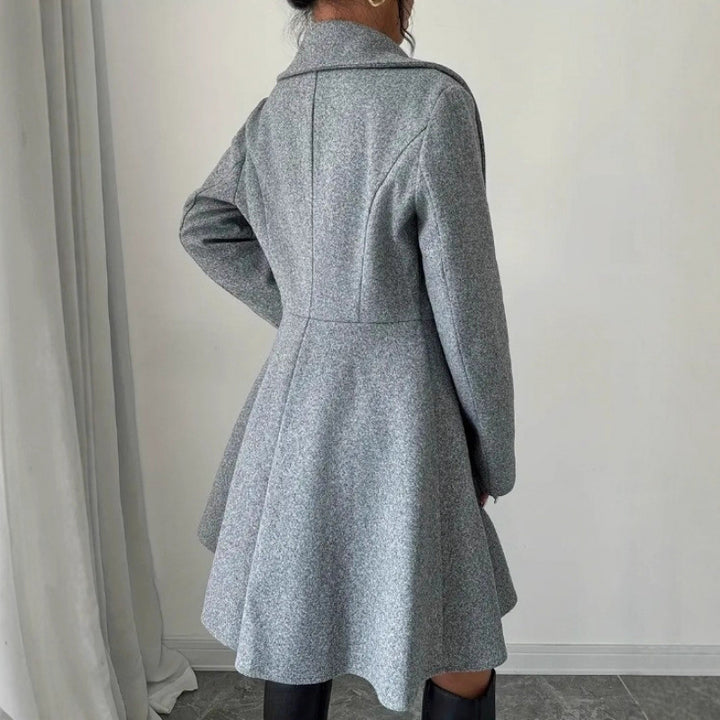 Damer Elegant Trenchcoat med vid kjol Eva Jonsson-Eva Jonsson