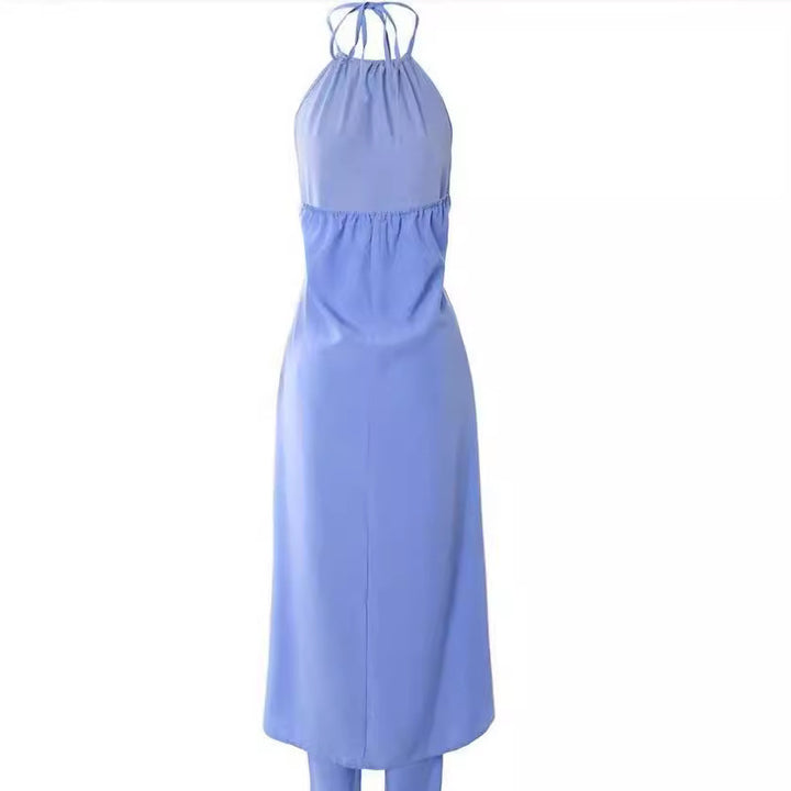Damer Elegant Tvådelat set med stilig kappa och cropped byxor Mirla-Eva Jonsson